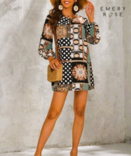 Load image into Gallery viewer, Agnes Patchwork Printed Dress
