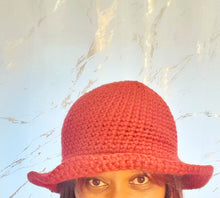 Load image into Gallery viewer, BURGUNDY WIDE BRIM WOVEN PANAMA HAT
